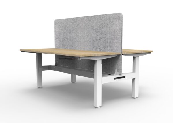 Boost Crank Back to Back Workstation with Screen and Cable Tray - Image 4