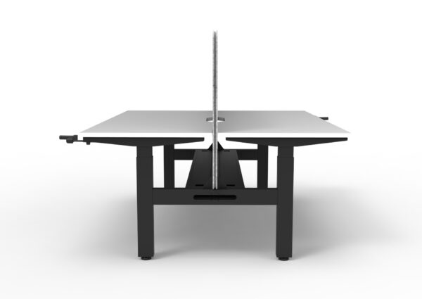 Boost Crank Back to Back Workstation with Screen and Cable Tray - Image 2