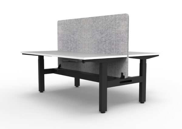 Boost Crank Back to Back Workstation with Screen and Cable Tray - Image 4