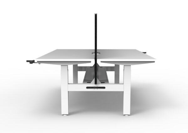 Boost Crank Back to Back Workstation with Screen and Cable Tray - Image 4