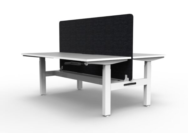 Boost Crank Back to Back Workstation with Screen and Cable Tray - Image 2