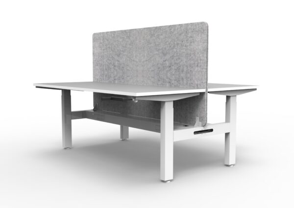 Boost Crank Back to Back Workstation with Screen and Cable Tray - Image 3