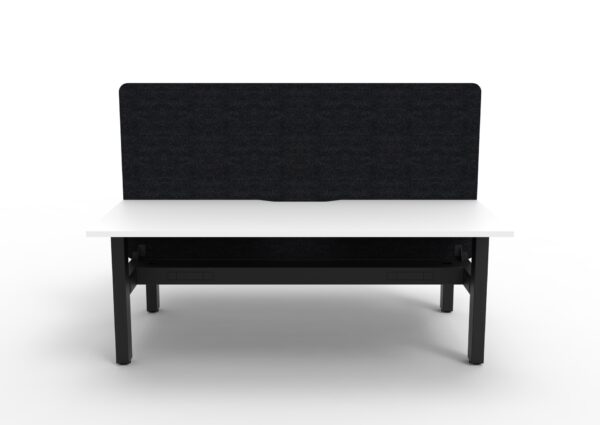 Boost  Static Back to Back Workstation with Screen and Cable Tray - Image 3