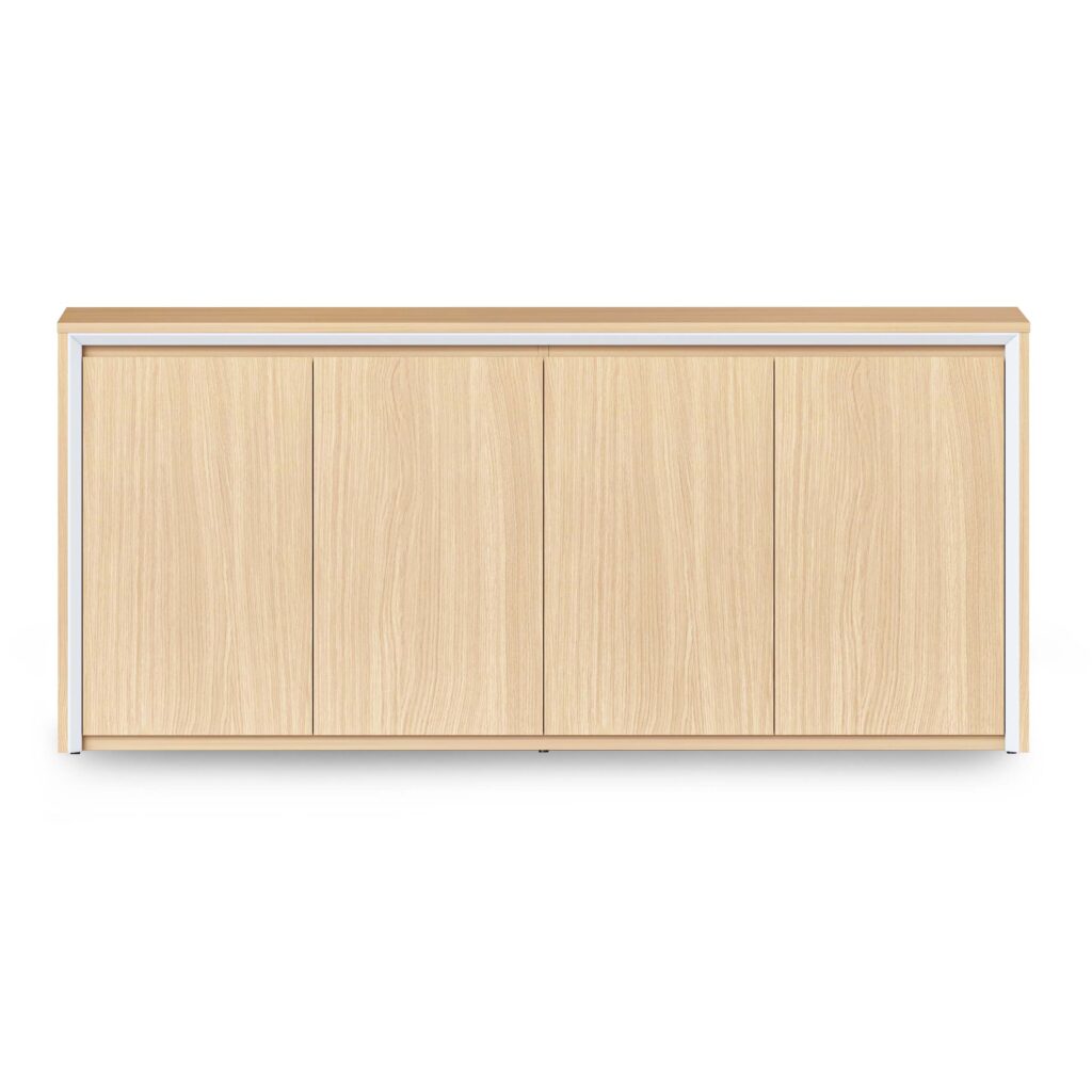 Casa Swing Door Cupboard – Natural Oak & White | Rapidline