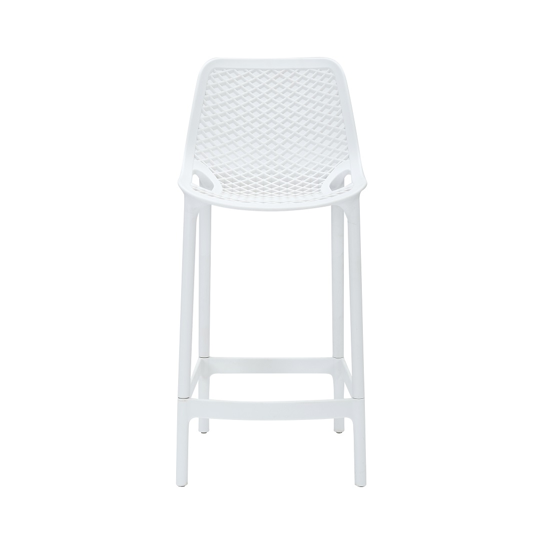 Rapidline Cast Stool 650mm – White | 135kg Rating | UV-Stabilised | 3-Year Warranty