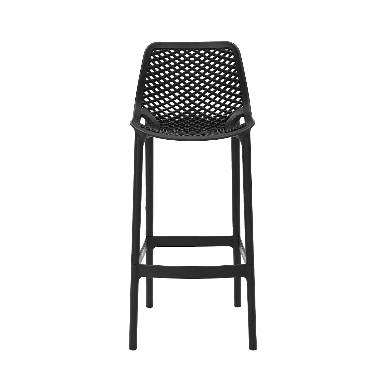 Rapidline Cast Stool 750mm – Black | 135kg Rating | UV-Stabilised | 3-Year Warranty
