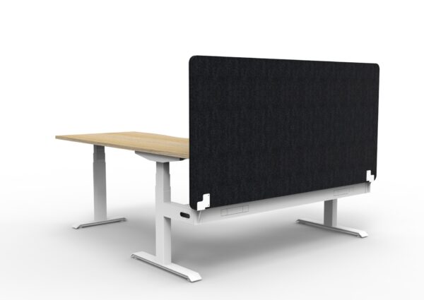 Boost Crank Corner Workstation with Screen and Cable Tray - Image 3
