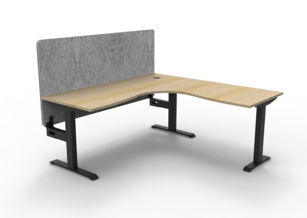 Boost Static Corner Workstation with Screen