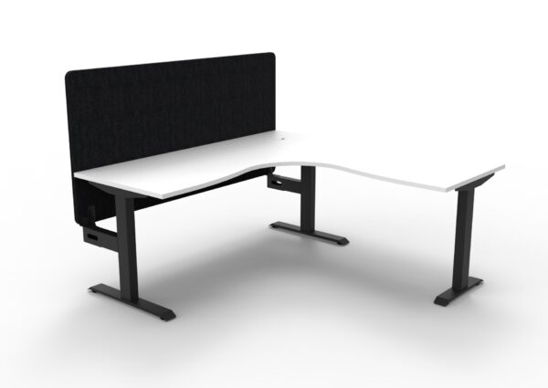 Boost Static Corner Workstation with Screen