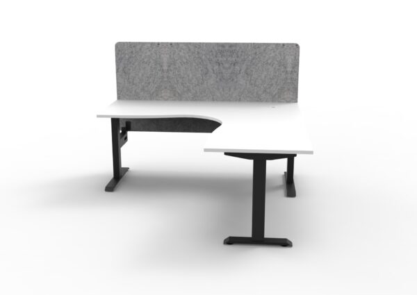 Boost Static Corner Workstation with Screen - Image 2