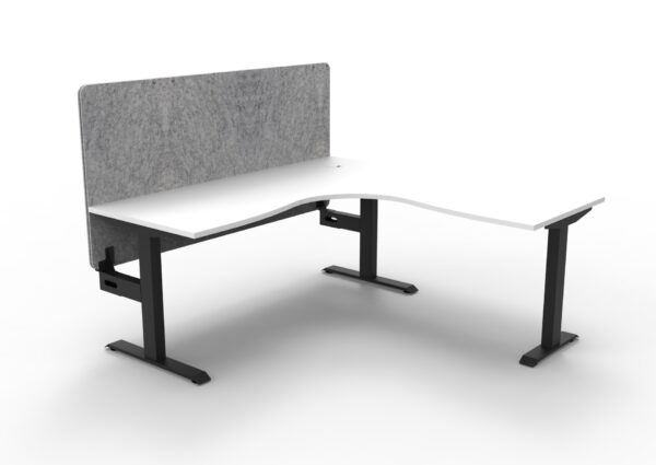Boost Static Corner Workstation with Screen