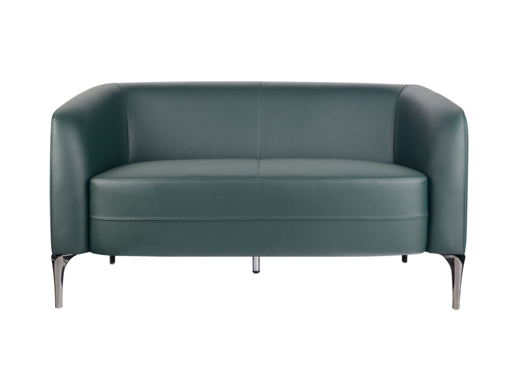 Liso 2 Seater Lounge | Commercial PU Leather, 70,000 Martindale | Rapidline