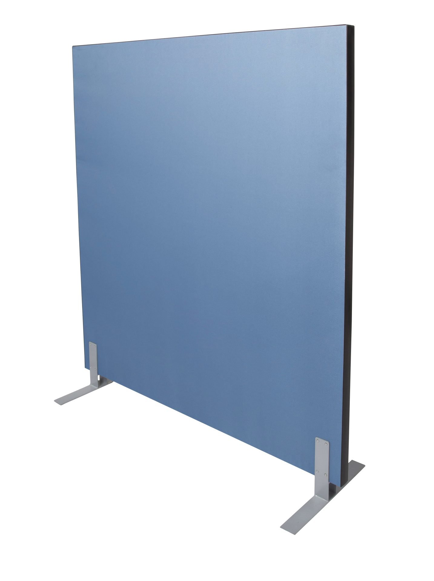 Rapidline Free-Standing Acoustic Screen – 1500mm W x 1800mm H, Blue Upholstery