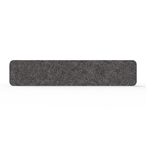Rapidline Acouline Desk Mounted Screen – Char 040 | 24mm × 1490mm × 300mm