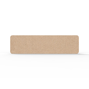 Rapidline Acouline Desk Mounted Screen – Clay 370, 24mm Thick, 1490mm W x 400mm H