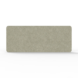 Rapidline Acouline Desk Mounted Screen – Moss 090 | 24mm x 600mm H x 1490mm W | Acoustic Privacy Panel for Open-Plan Offices
