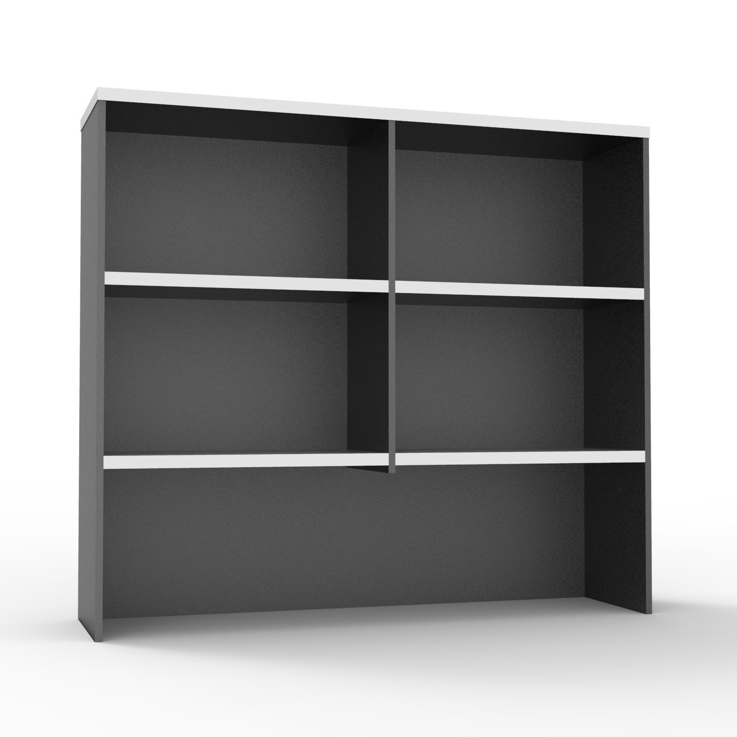 Rapid Worker Hutch – 1500mm W x 1070mm H x 315mm D | Natural White & Ironstone