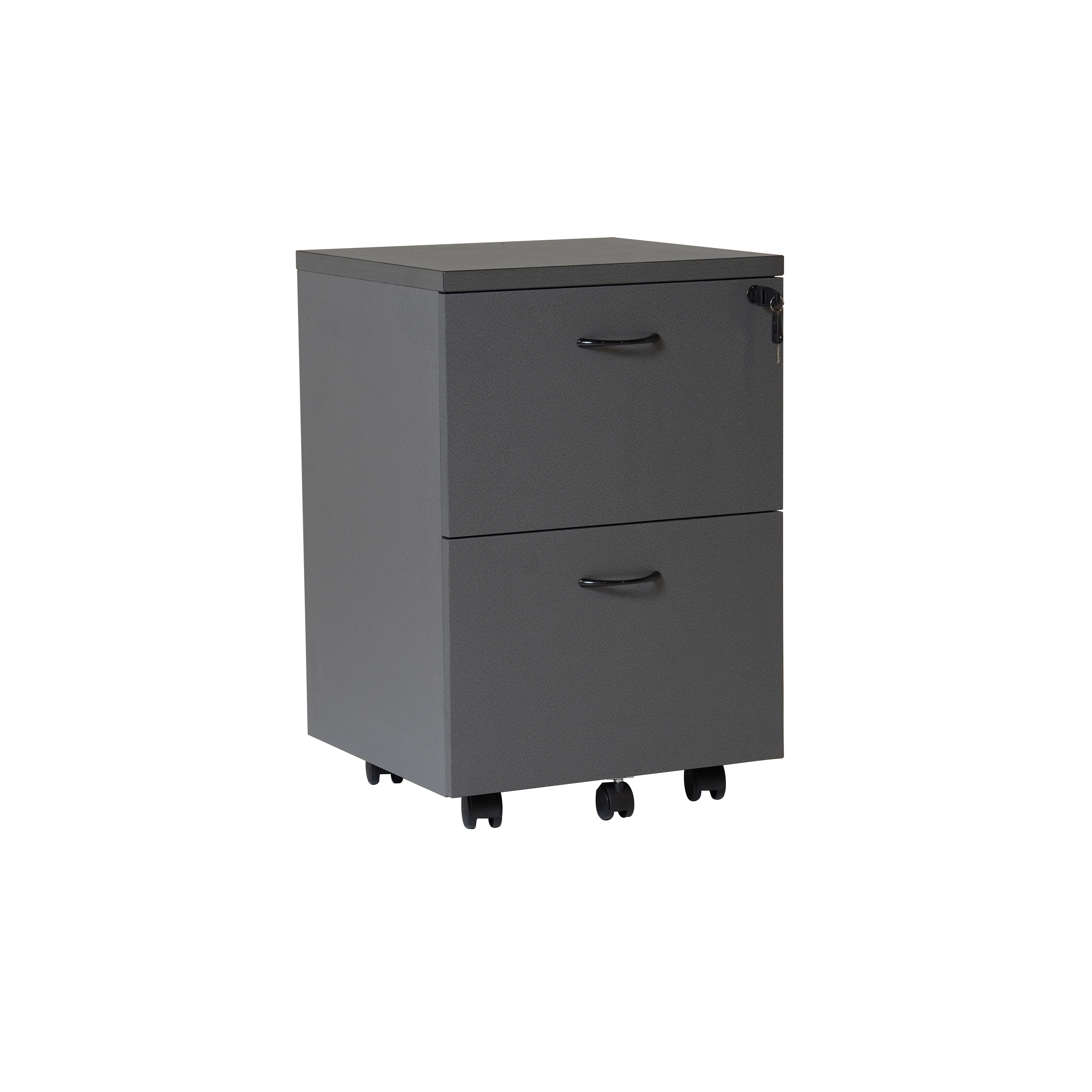 Rapidline Rapid Worker Mobile Pedestal – Two Filing Drawers, Ironstone