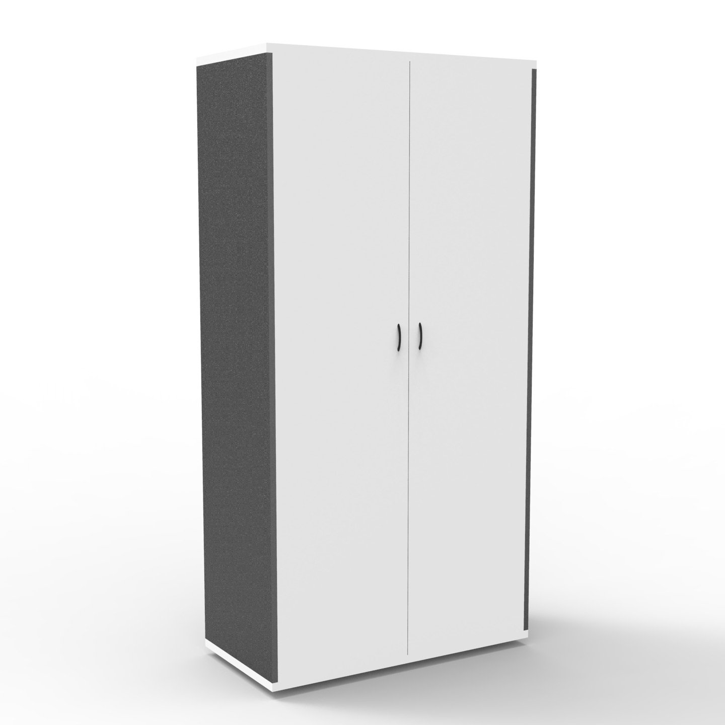 RAPIDLINE Rapid Worker Lockable Cupboard – Natural White & Ironstone