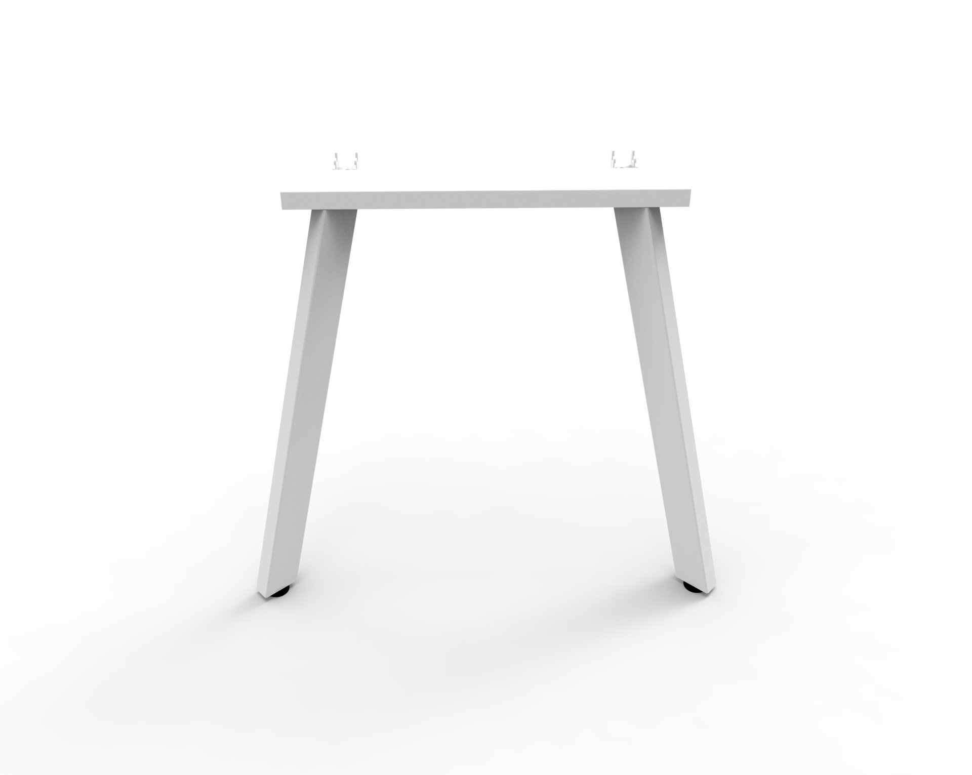RAPIDLINE Eternity Return Leg – White Powder Coated | 750mm Wide (Leg Only)