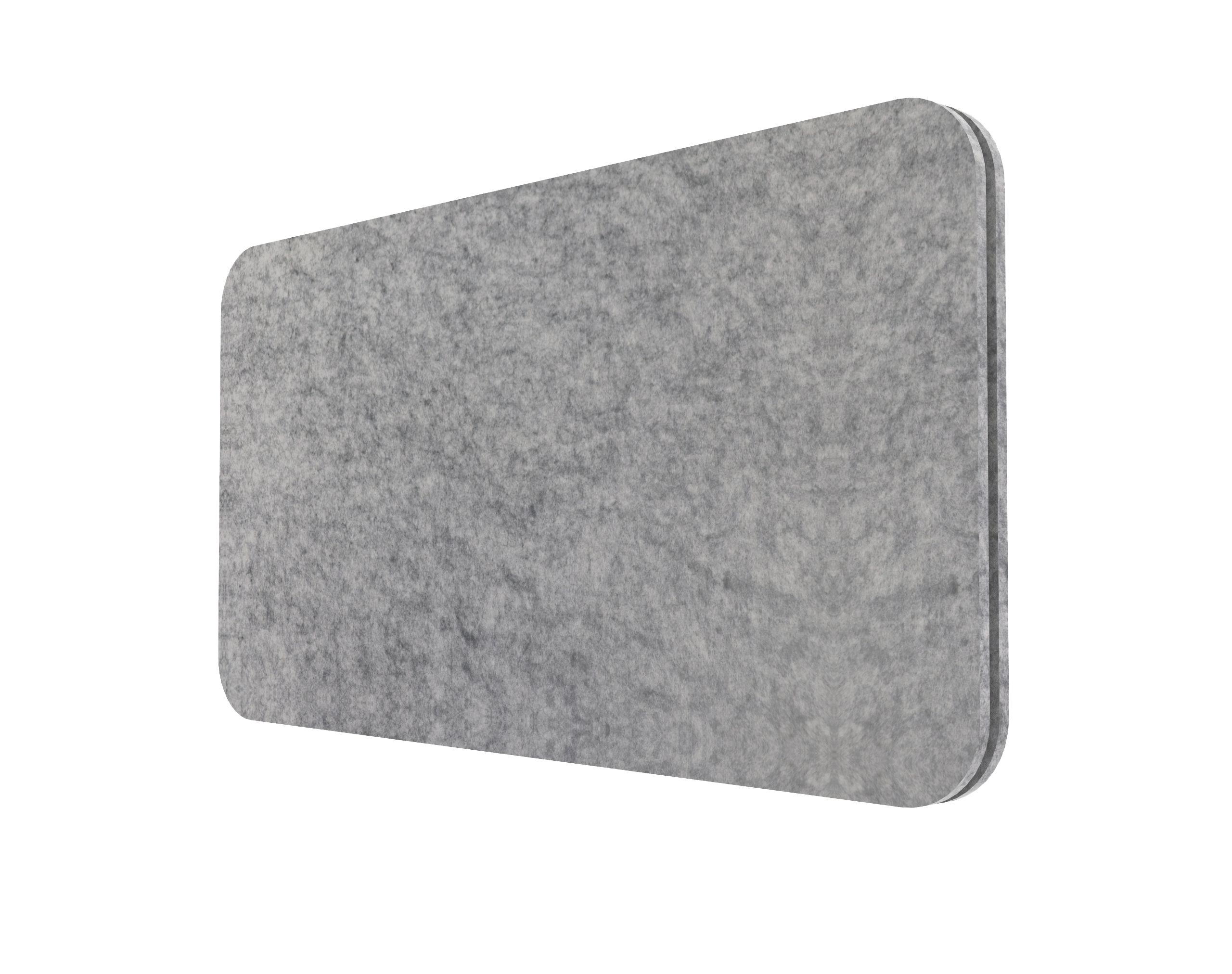 Rapidline Desk Mounted Eco Panel Screen – Marble Grey | 750mm W x 384mm H