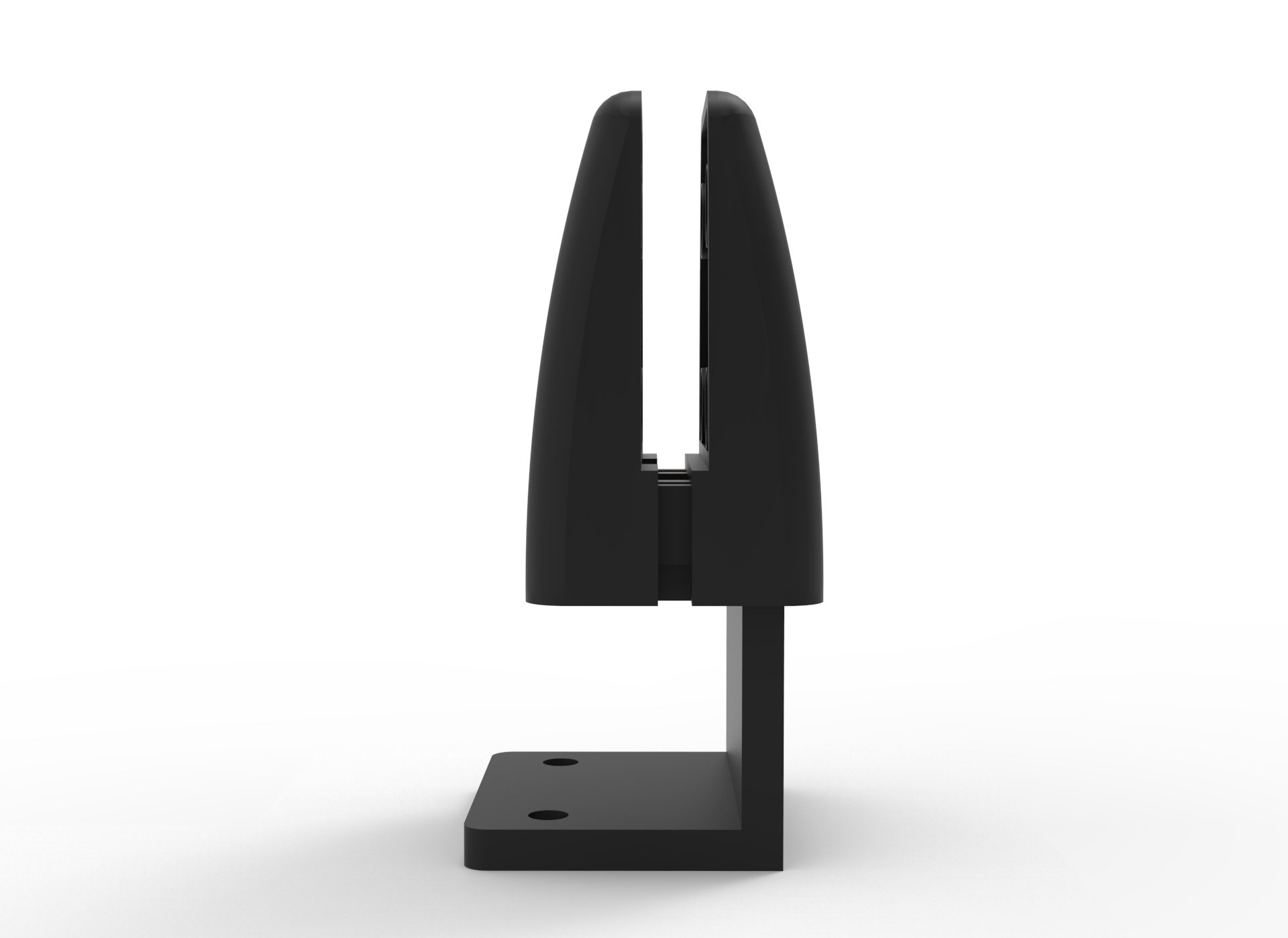 Rapidline Eco Panel Screen Clamp – Side Mounted, Black