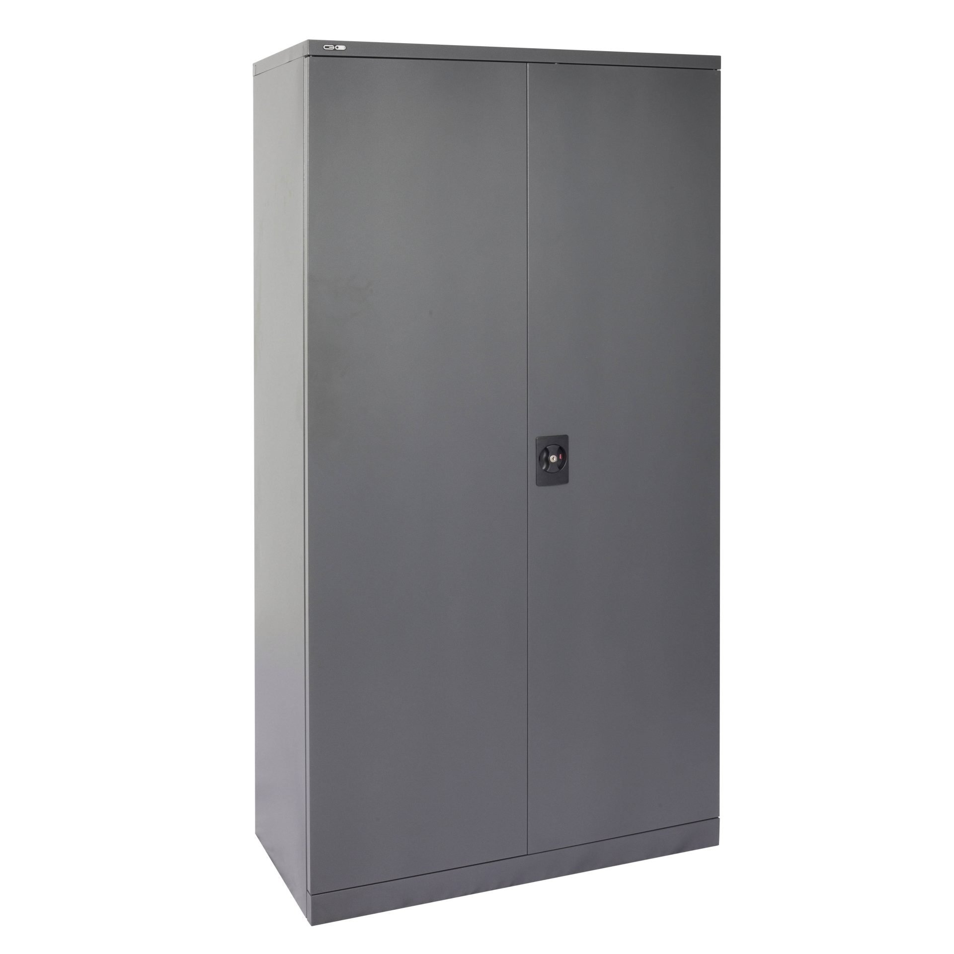 RAPIDLINE GO Swing Door Cupboard – 1830mm H × 910mm W × 450mm D – Graphite Ripple