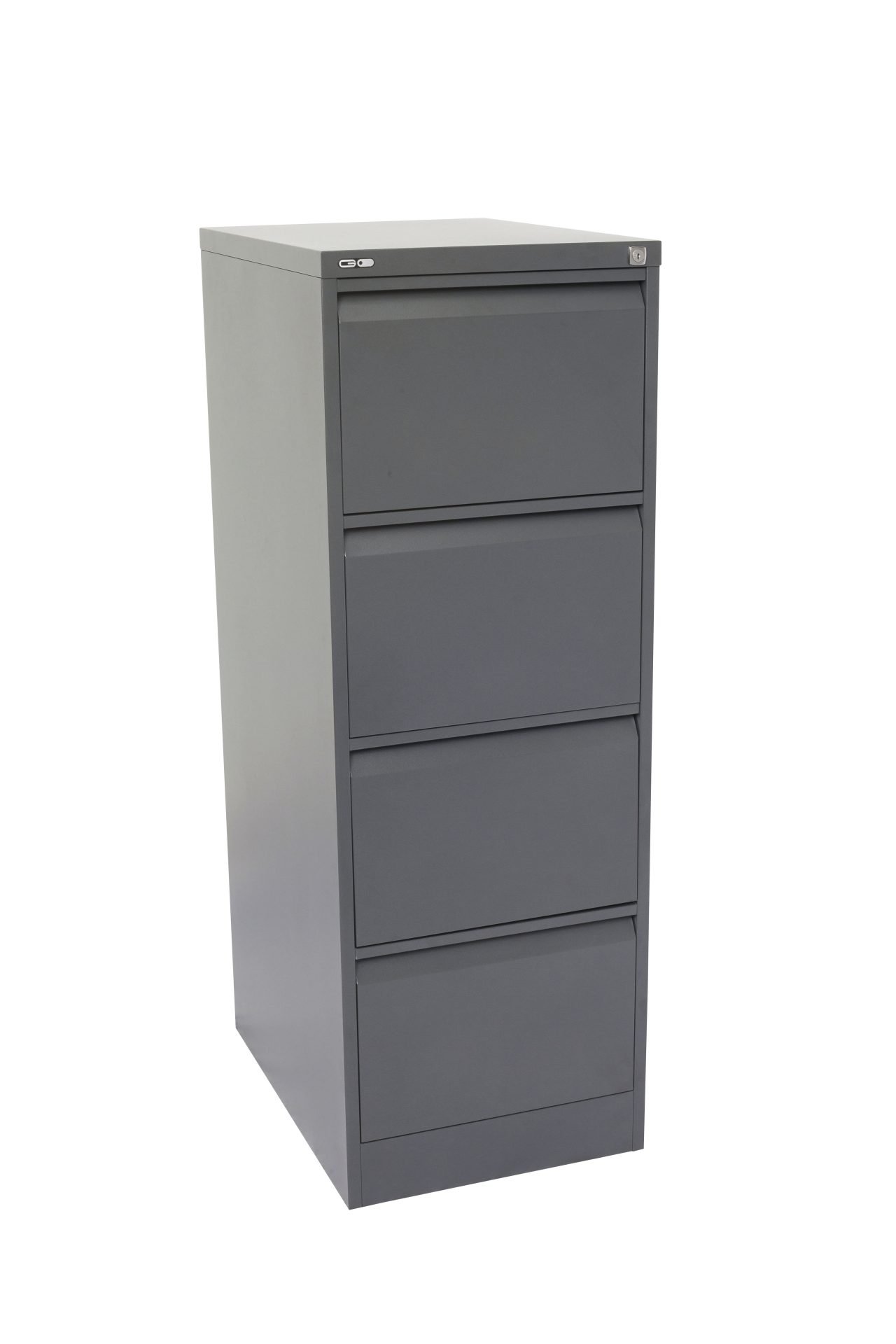 Rapidline Go Vertical Filing Cabinet – 4 Drawer, Graphite Ripple