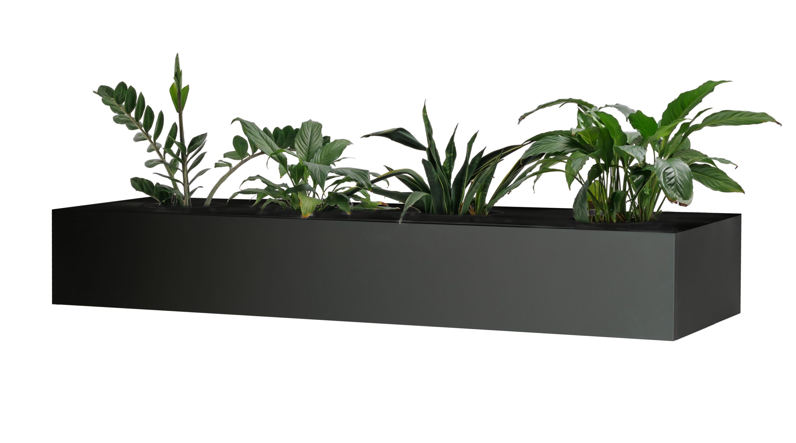 Rapidline Go Planter Box – 1500mm Wide, Black