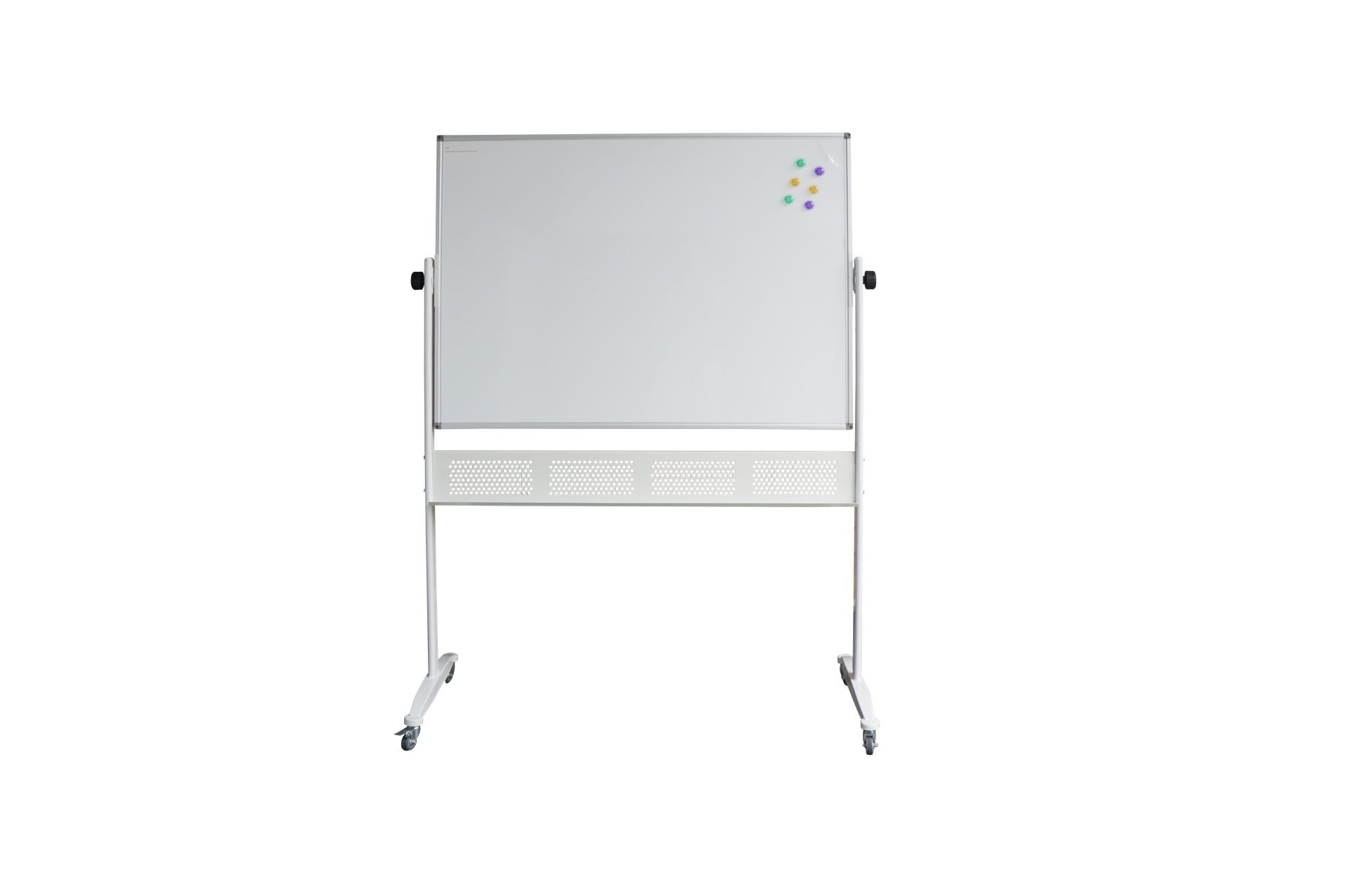 Rapidline Porcelain Mobile Whiteboard – 1200mm W x 900mm H, Double-Sided