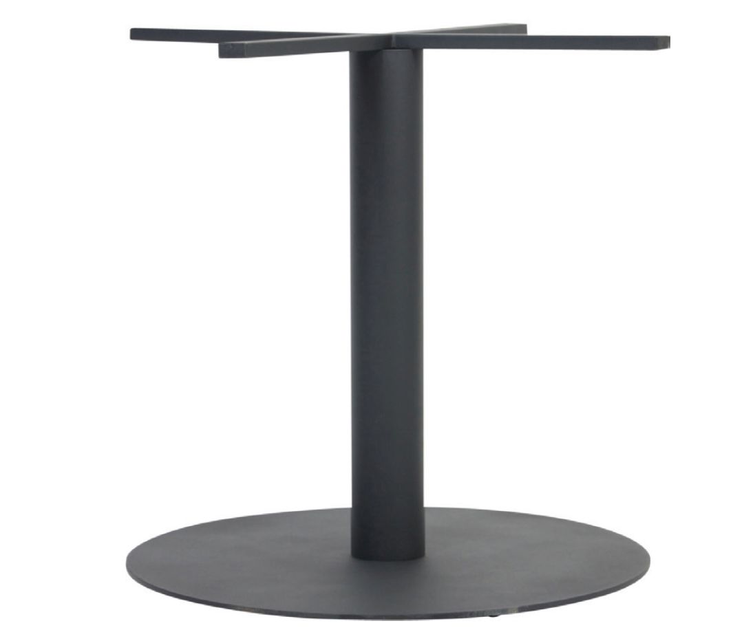 Rapidline Estilo Disc Base Table Frame – Black P/C | 1200mm Dia Top | 720mm Height