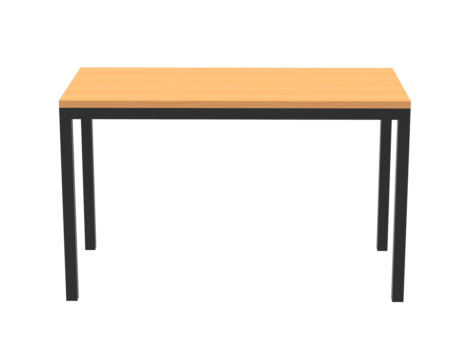 Rapidline Steel Frame Table – 1200 x 600 x 730mm – Beech Top