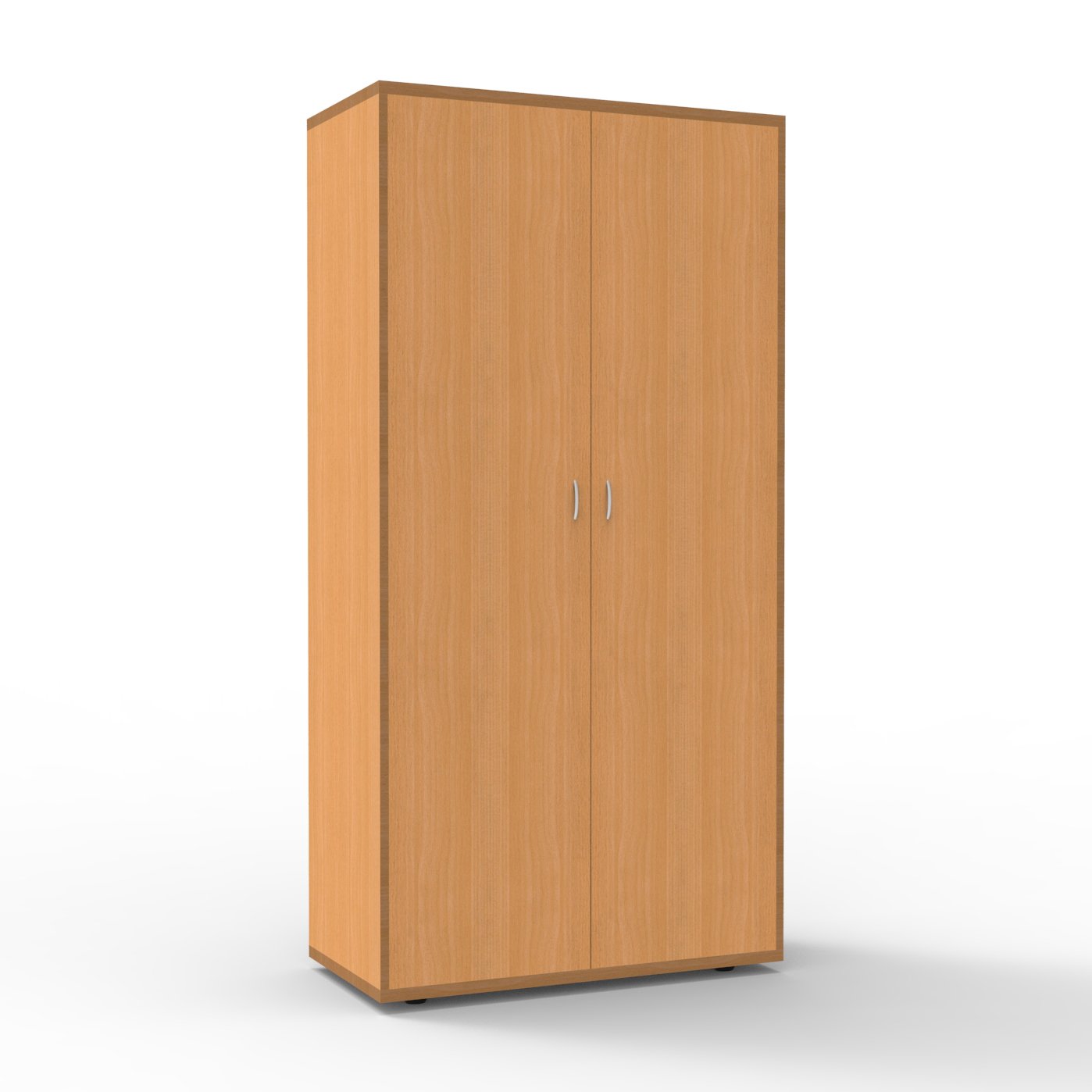 Rapidline Rapid Span Storage Cupboard – Beech Melamine, Lockable with 4 Shelves