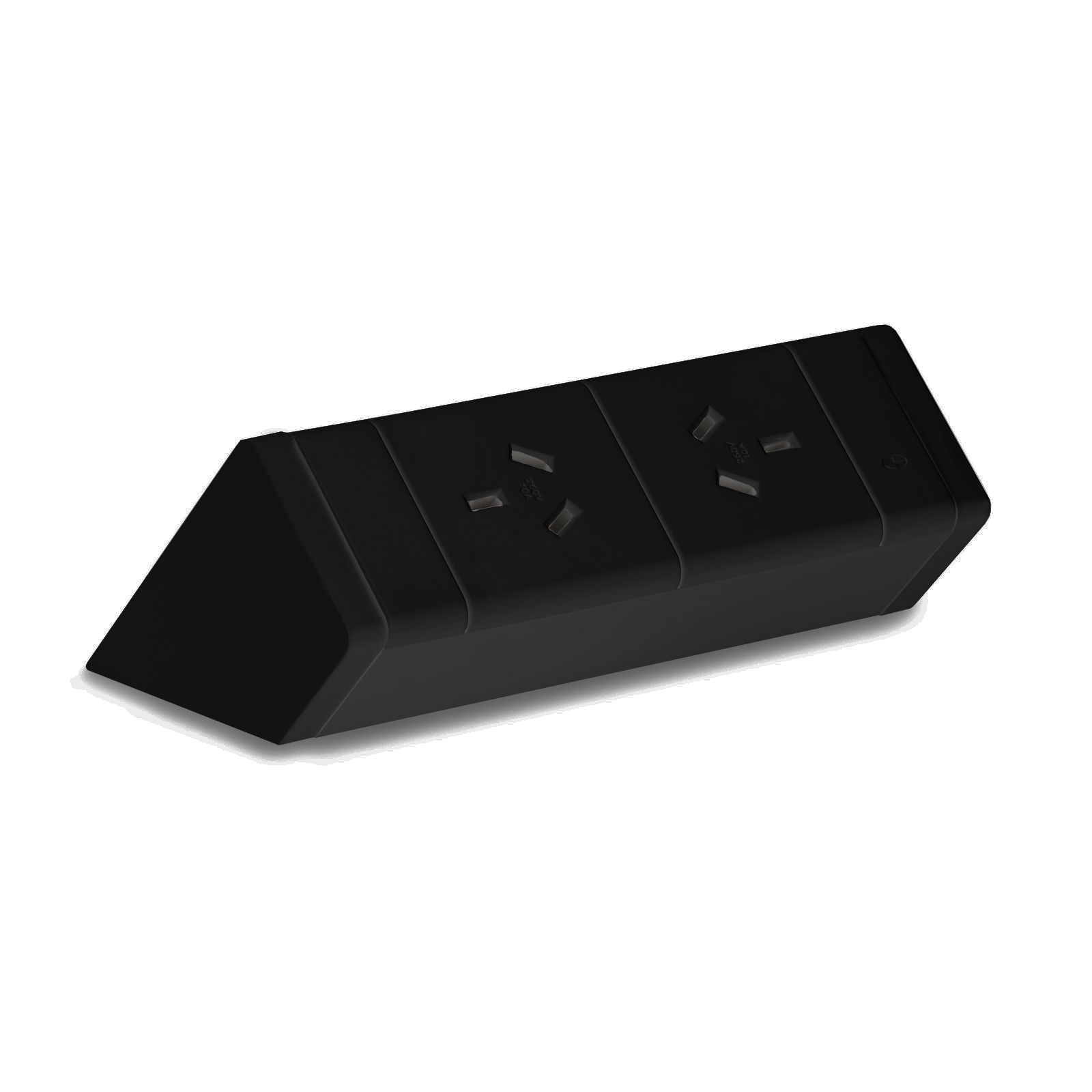 RAPIDLINE Power Rail – 2× GPO – Black