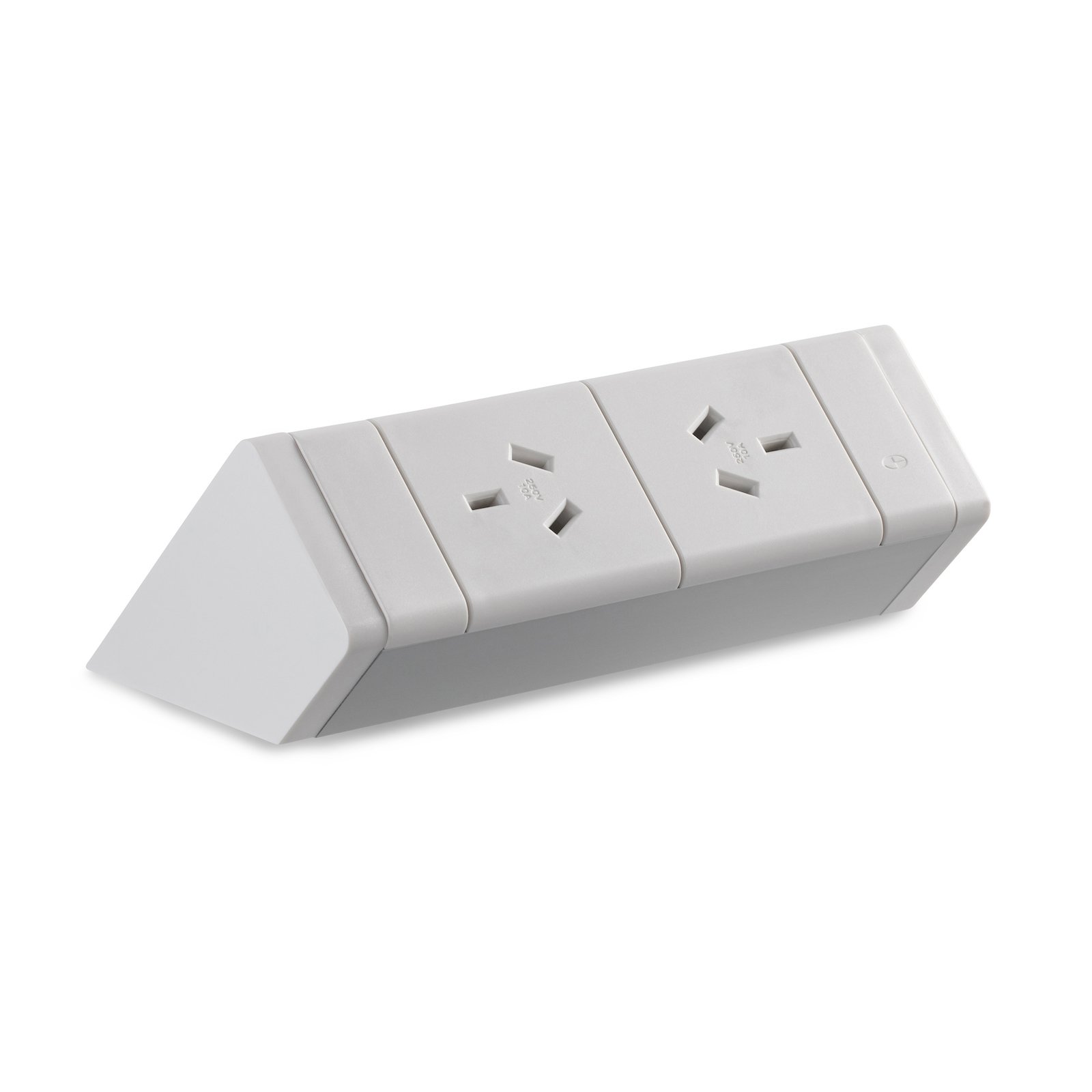RAPIDLINE Power Rail – 2× GPO – White