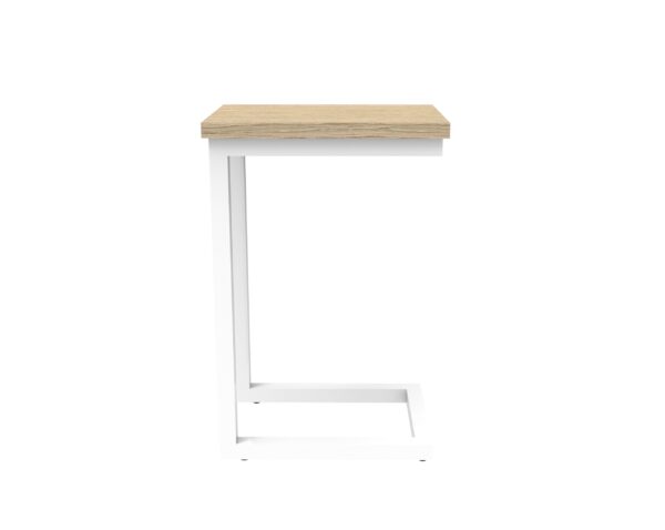 Eternity Side Table - Oak/ White - ON SALE - Image 5