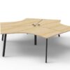 Infinity 120 Degree Workstation - Eternity Leg
