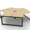 Infinity 120 Degree Workstation - Loop Leg