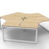 Infinity 120 Degree Workstation - Loop Leg - Image 2
