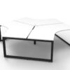 Infinity 120 Degree Workstation - Loop Leg - Image 3