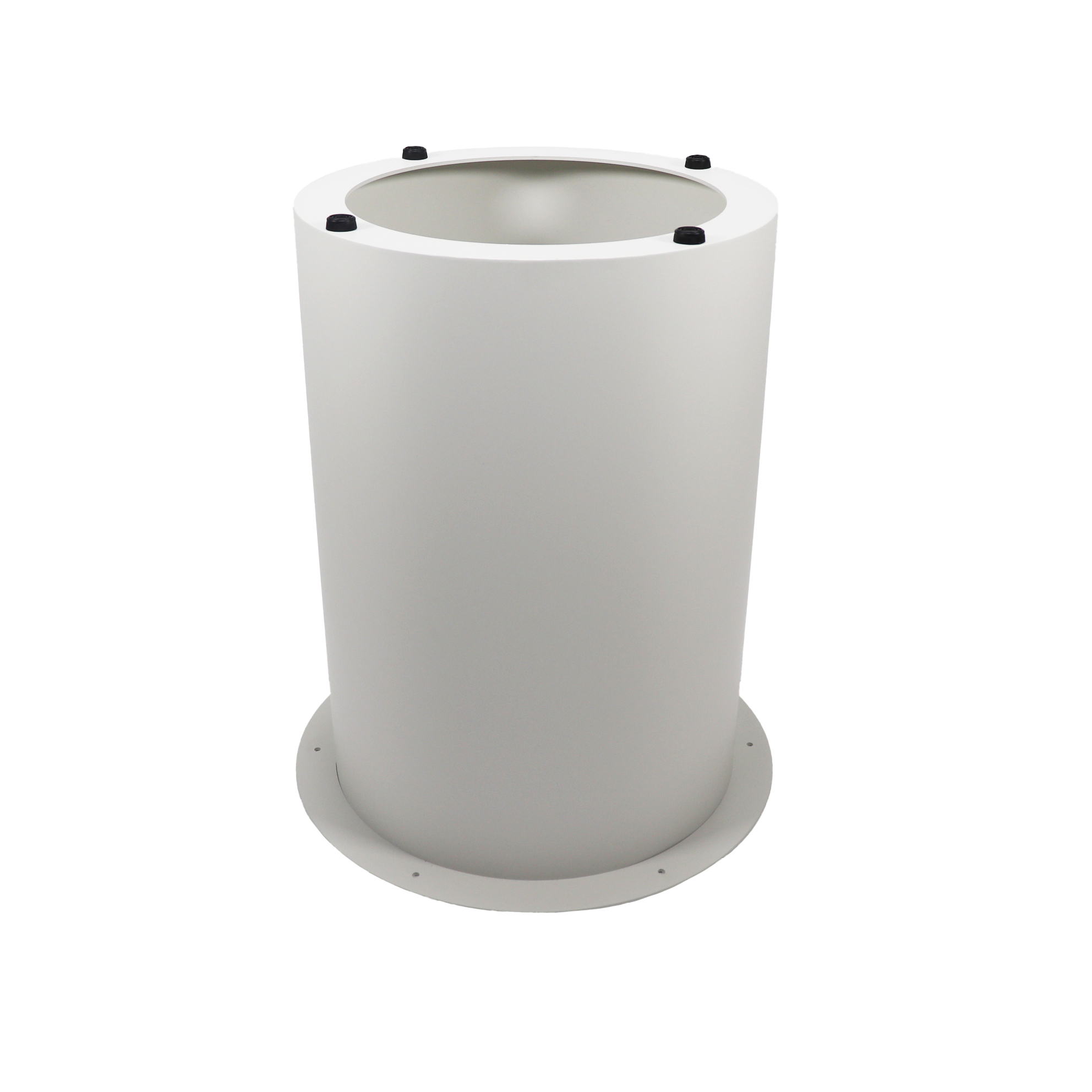 Rapidline Drum Table Base – 600mm Dia x 705mm H – White Powdercoat