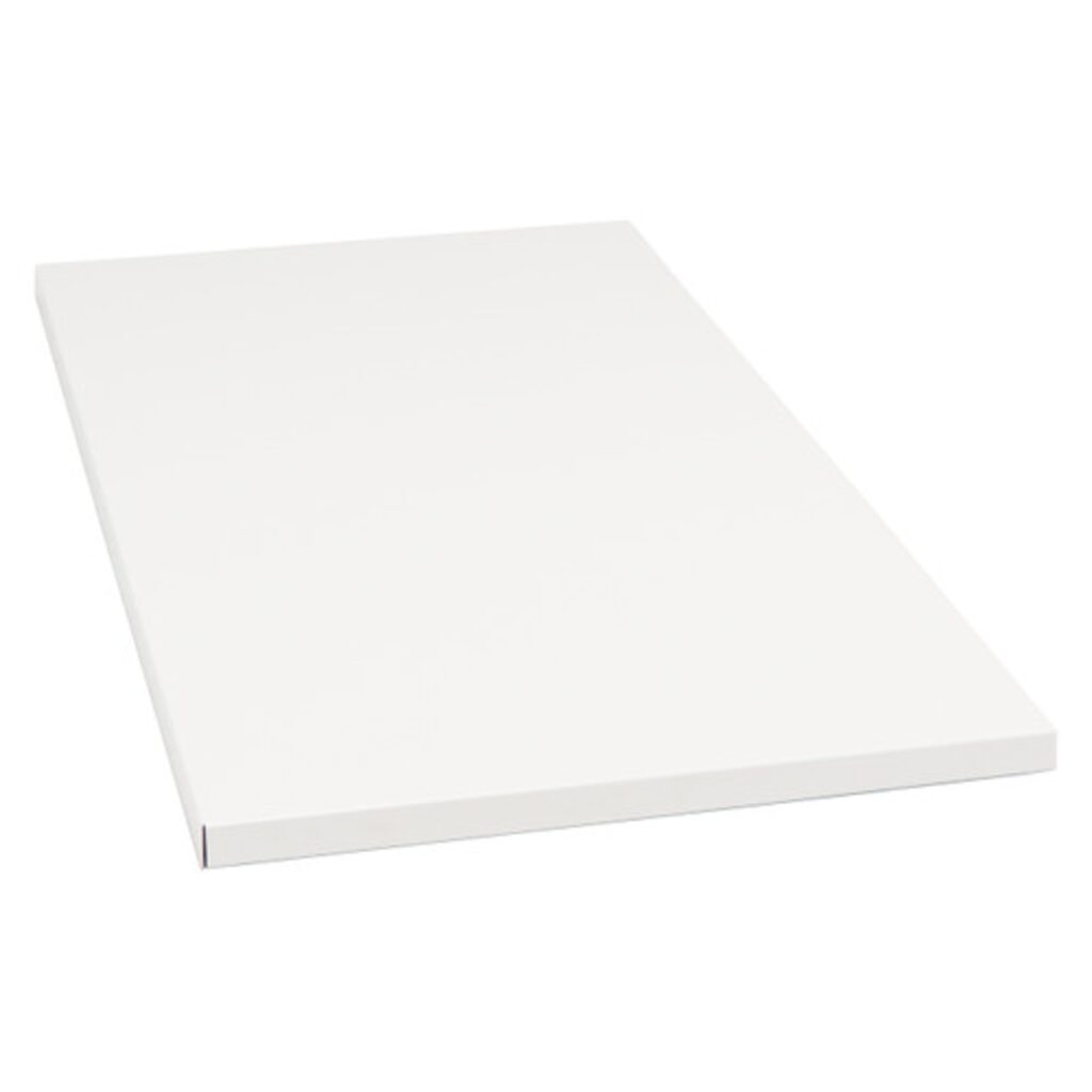 Rapidline GO Perforated Sliding Door Cupboard Shelf – White, with Clips, 10-Year Warranty
