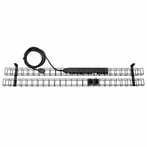 Dual Tier Cable Basket with GPO and Data Provisions