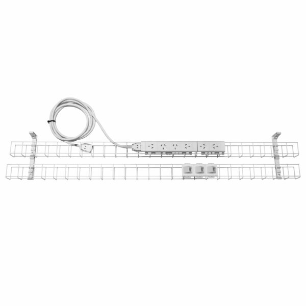Dual Tier Cable Basket with GPO and Data Provisions