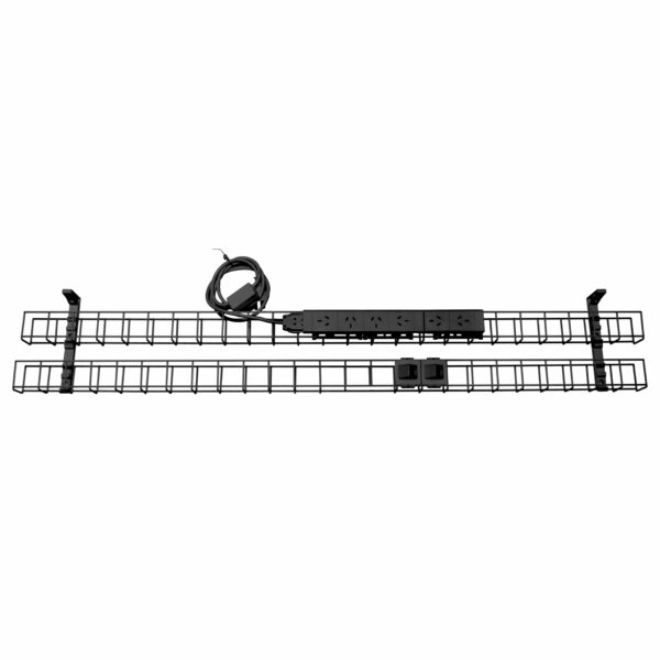 Dual Tier Cable Basket with GPO and Data Provisions
