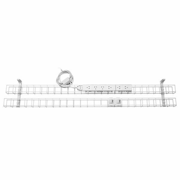 Dual Tier Cable Basket with GPO and Data Provisions