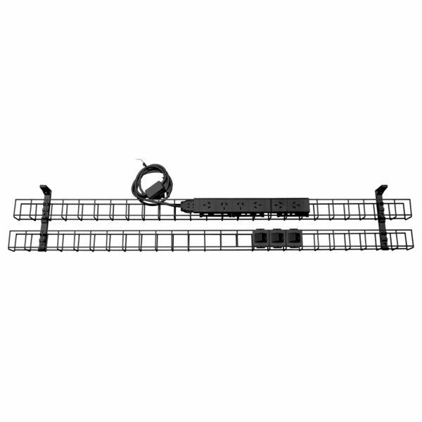 Dual Tier Cable Basket with GPO and Data Provisions