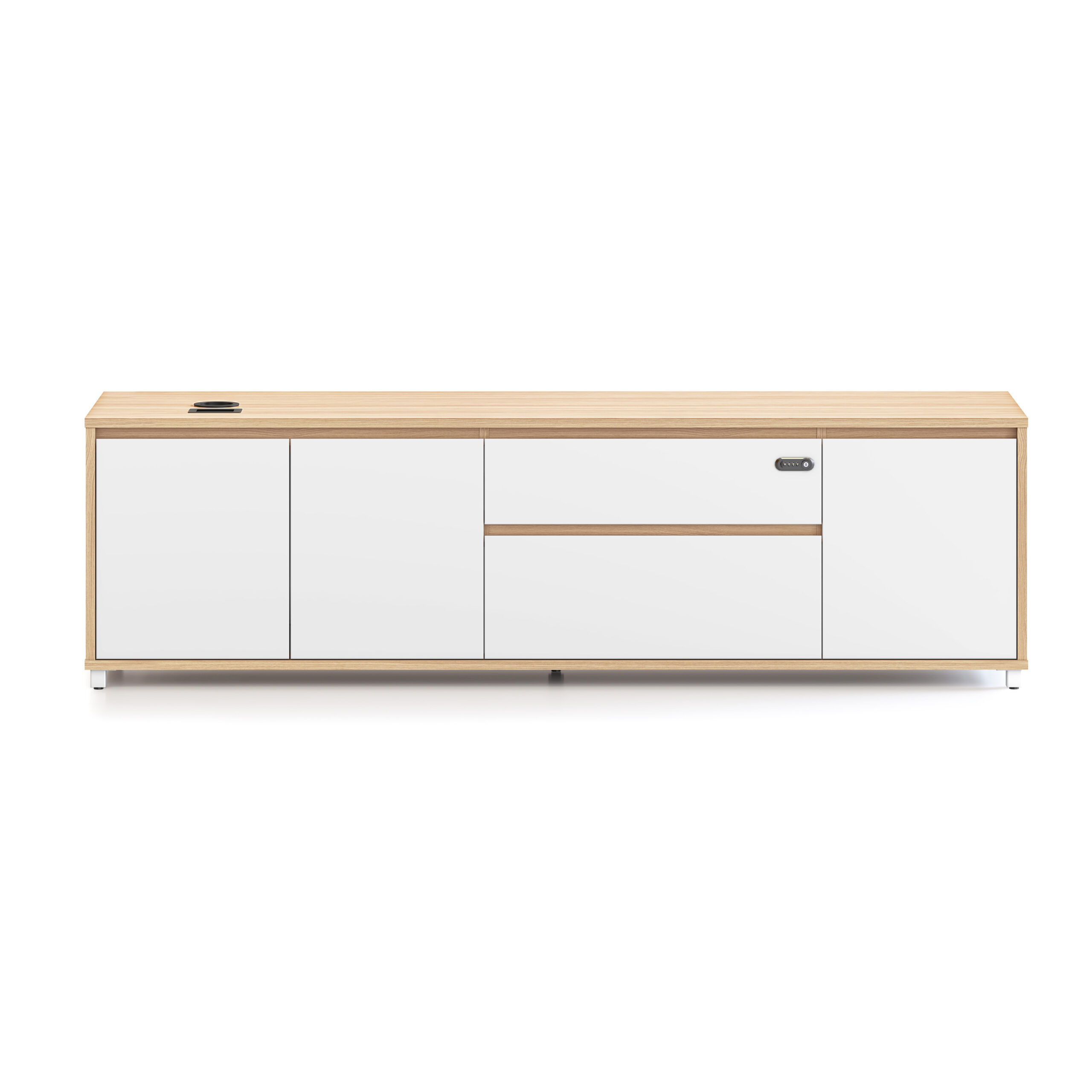Rapidline Executive Height Adjust Side Cabinet | Left or Right Hand | 5-Year Warranty