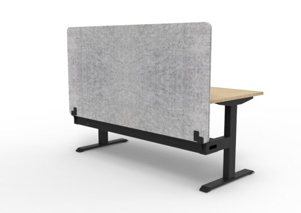 Boost  Static Single Workstation with Screen and Cable Tray - Image 4