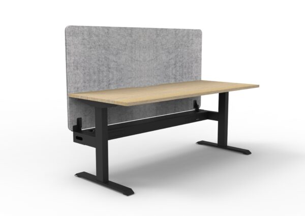 Boost  Static Single Workstation with Screen and Cable Tray